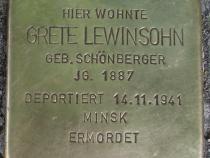 Stolperstein für Grete Lewinsohn