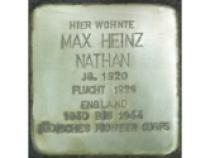 Stolperstein Max Heinz Nathan Bild: Stolpersteine-Initiative CW, Hupka