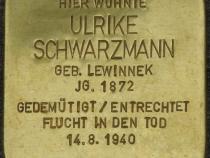 Stolperstein Ulrike Schwarzmann Bild: Stolpersteine-Initiative CW, Hupka