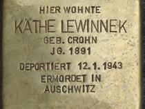 Stolperstein Käthe Lewinnek Bild: Stolpersteine-Initiative CW, Hupka