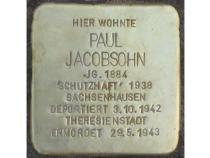 Stolperstein für Paul Jacobsohn © Stolpersteine-Initiative CW, Hupka