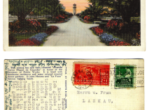 Postkarte Familie Laskau © Familienarchiv von Howard und Michael Laskau