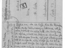 Postkarte an Onkel Atty, 28.12.1940 Bild: Privatarchiv