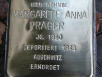Stolperstein am Tag der Verlegung