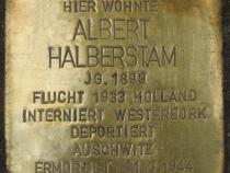 Stolperstein Albert Halberstam, Bild: Stolperstein-Initiative CW / Hupka