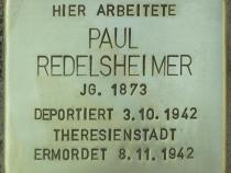 Stolperstein Paul Redelsheimer Bild: Stolpersteine-Initiative CW, Hupka
