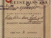 Pass der Tochter von Selma Heimann, die 1941 in die USA flüchten konnte (Bild: Privatarchiv)