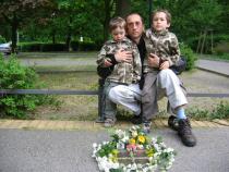 Stolpersteine für David, Cecilie, Edith und Hildegard Robinski.