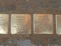 Stolpersteine für Max, Marianne, Karlheinz und Paula Rothschild