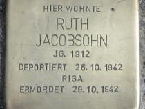 Stolperstein für Ruth Jacobsohn