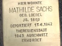 Stolperstein Mathilde Sachs (Projekt-Stolpersteine)