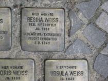 Stolperstein für Regina Weiß. Copyright: MTS