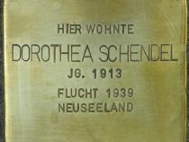 Stolperstein Dorothea Schendel Bild: Stolpersteine-Initiative CW, Hupka