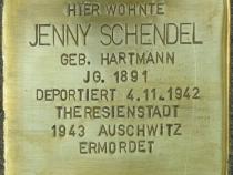 Stolperstein Jenny Schendel Bild: Stolpersteine-Initiative CW, Hupka