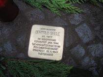 Stolperstein in der Parchimer Allee 75 © Ruben / Museum Neukölln