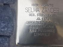 Stolperstein Selma Zander, Foto: Initiative