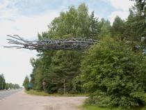 Skulptur Gedenkstätte Rumbula Bild: Johann-Wolfgang Landsberg-Becher