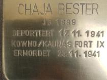 Stolperstein Chaja Bester © Initiative
