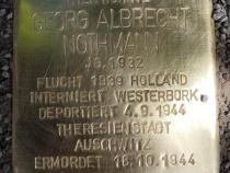 Stolperstein Georg Nothmann © Projekt Stolpersteine