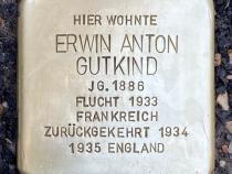 Stolperstein Erwin Anton Gutkind