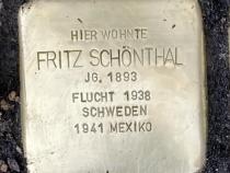 Stolperstein Fritz Schönthal