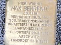 Stolperstein Max Behrendt © Koordinierungsstelle Stolpersteine Berlin