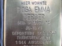 Stolperstein Rosa Emma Berger, geb. Jacobowitz © S. Davids