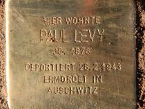 Stolperstein für Paul Levy.