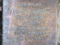 Stolperstein für Marie Marwitz.