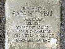 Stolperstein Sara Meerfisch, Foto: OTFW