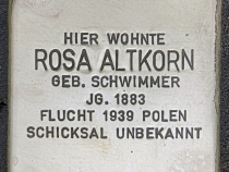 Stolperstein für Rosa Altkorn © OTFW