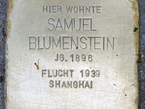 Stolperstein für Samuel Blumenstein © OTFW