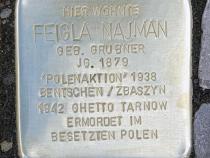 Stolperstein für Feigla Najman, Foto: OTFW