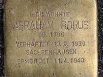Stolperstein für Abraham Borus © OTFW
