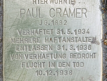Stolperstein für Paul Cramer © OTFW