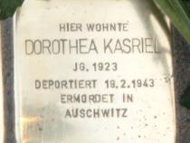 Stolperstein Dorothea Kasriel © Koordinierungstelle Stolpersteine Berlin