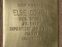 Stolperstein für Else Cohen