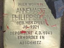 Stolperstein für Annemarie Philippsborn © OTFW
