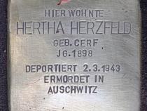 Stolperstein für Hertha Herzfeld © OTFW