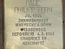 Stolperstein für Paul Philippsborn © OTFW