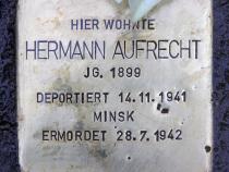 Stolperstein für Hermann Aufrecht © OTFW