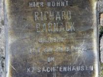 Stolperstein für Richard Barnack.
