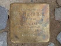 Stolperstein von Georg Kronthal