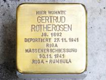 Stolperstein Gertrud Rotherosen