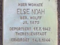 Stolperstein für Else Noah.