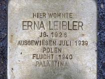 Stolperstein Erna Leibler, Foto: OTFW