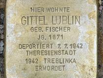 Stolperstein für Gittel Lublin © OTFW