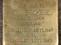 Stolperstein für Niche Scherl.