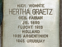 Stolperstein für Hertha Graetz © OTFW