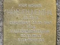 Stolperstein für Hans Blumenthal © OTFW